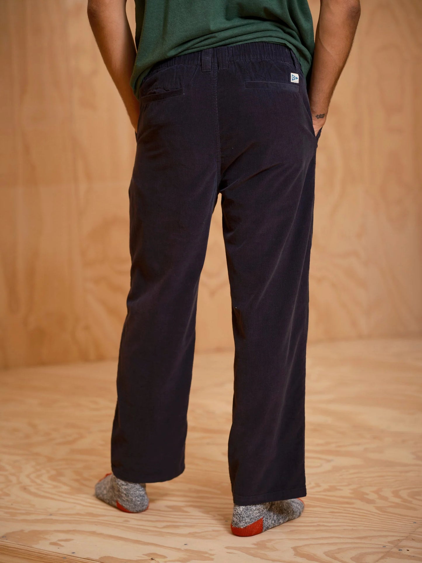 Boat Pants in Black Corduroy