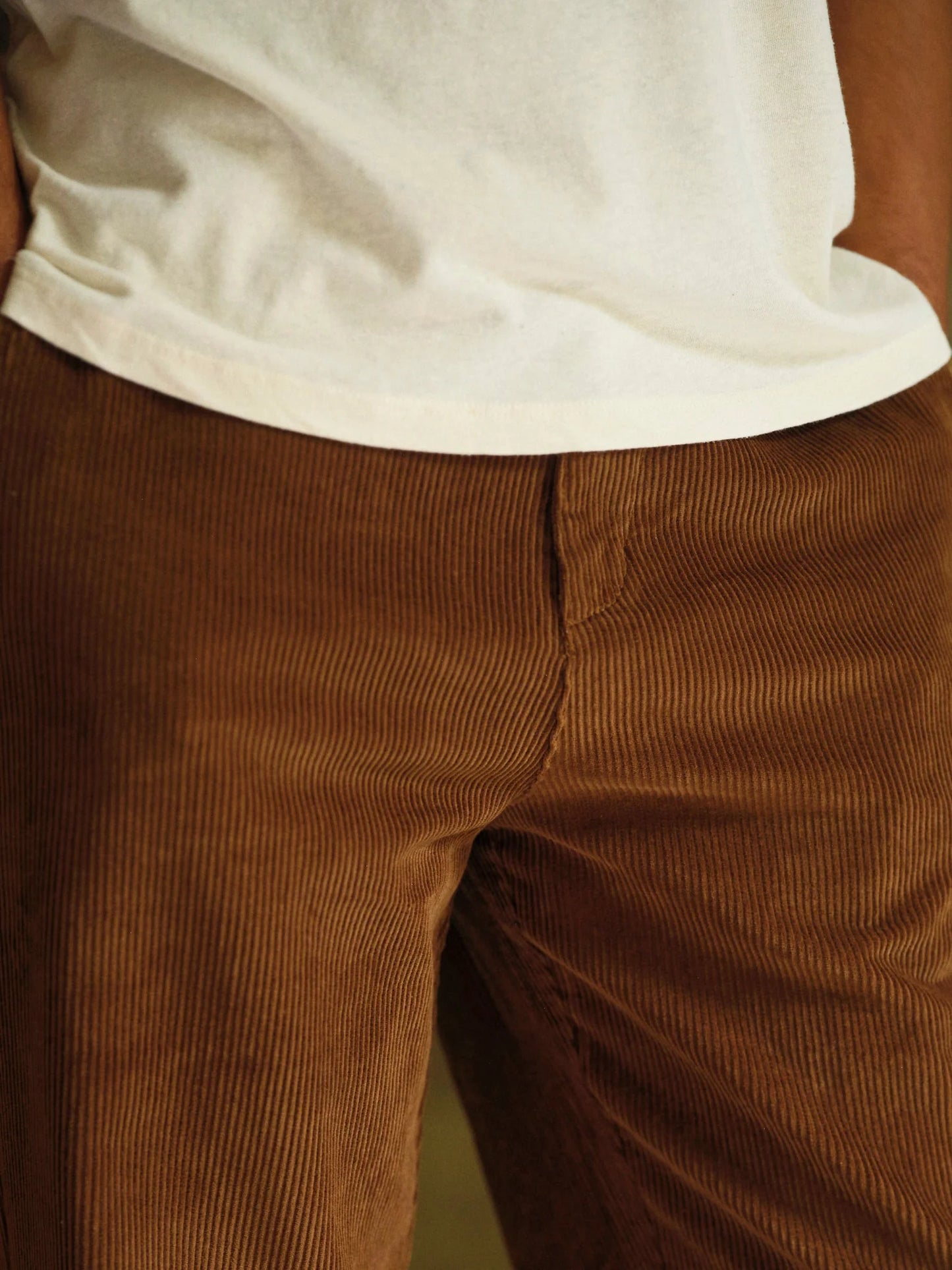 Boat Pants in Brown Corduroy