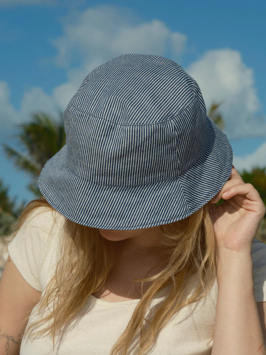 Railroad Stripe Bucket Hat
