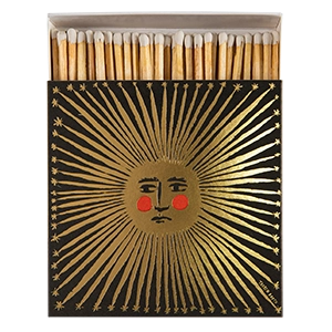 Sun Ray Square Matchbox