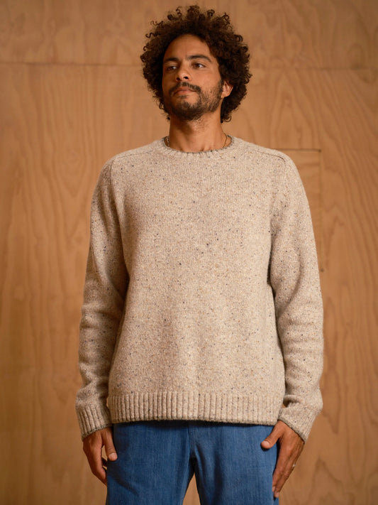 Cambridge Sweater, Oatmeal Tipped