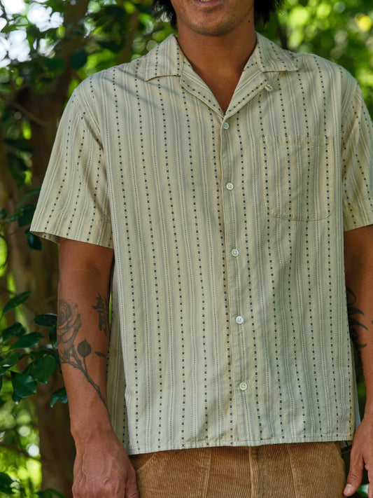 Cosmo Shirt in Natural Dobby