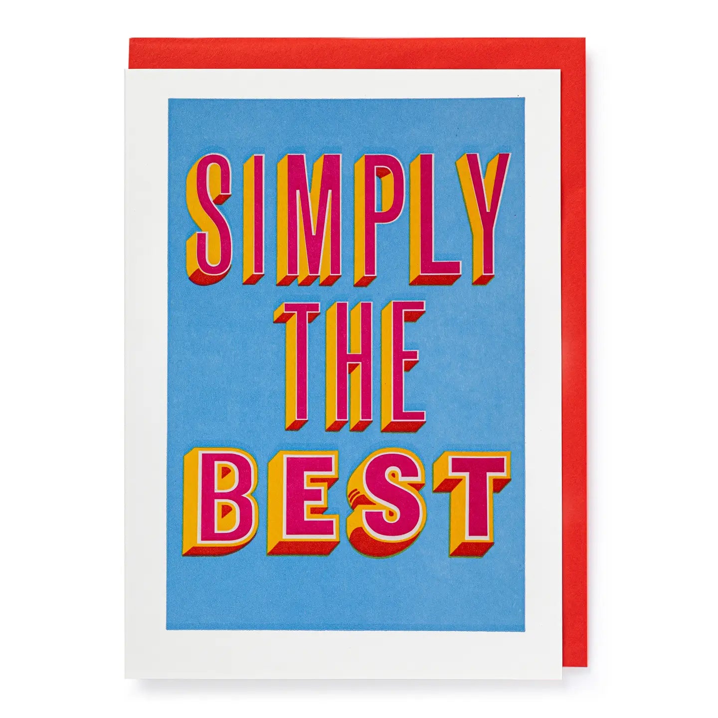 Simply the Best Greeting Card