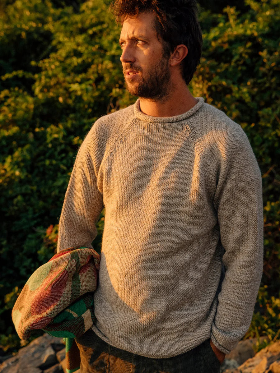 Fisherman Sweater in Natural