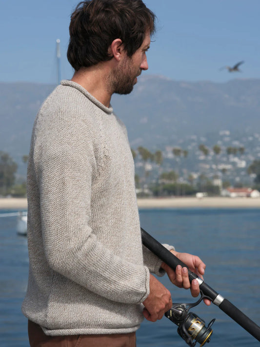 Fisherman Sweater in Natural