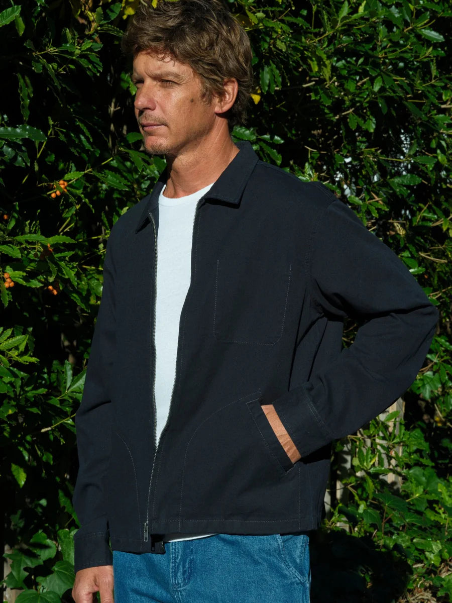 Gas Station Jacket in Navy