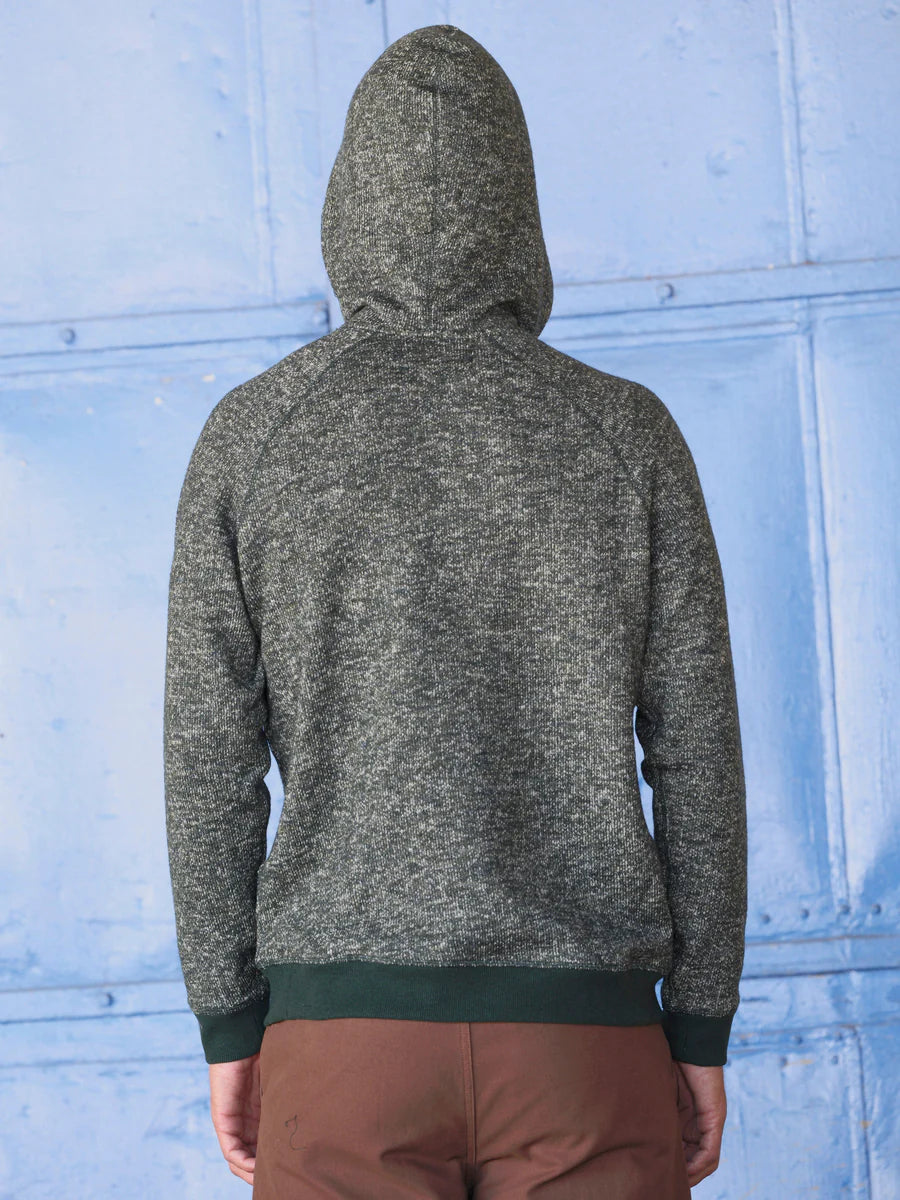 Heathered Pullover in Forest