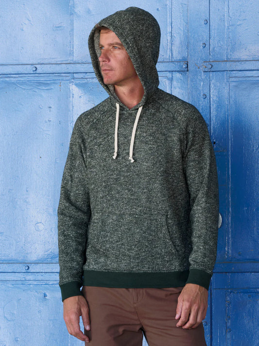 Heathered Pullover in Forest