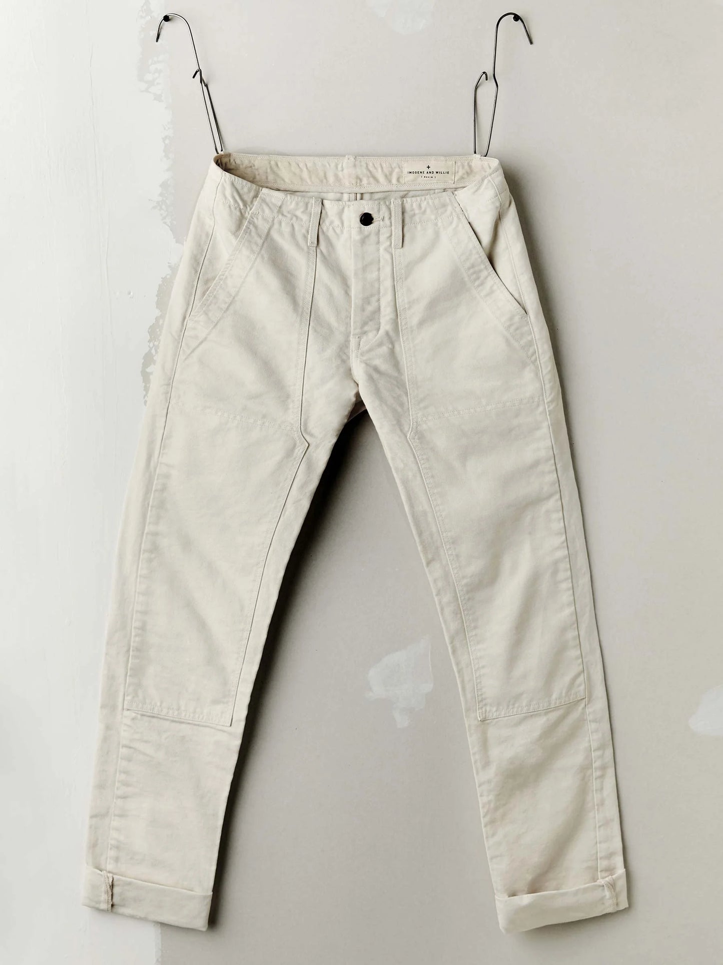 Hencye Canvas Workpant in Natural