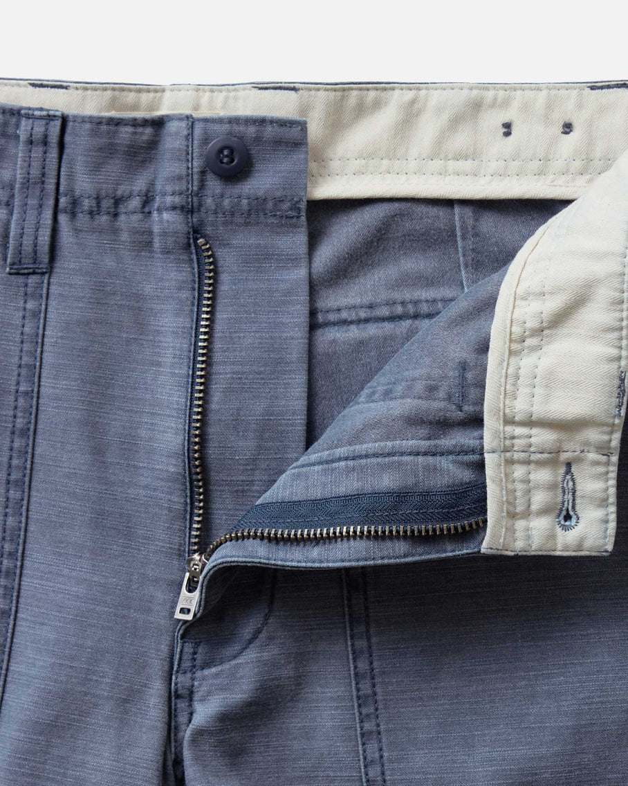 The Surplus Short in Navy Reverse Sateen