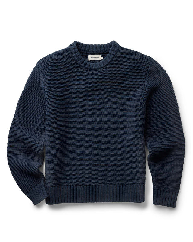 The Topsail Sweater in Dark Navy