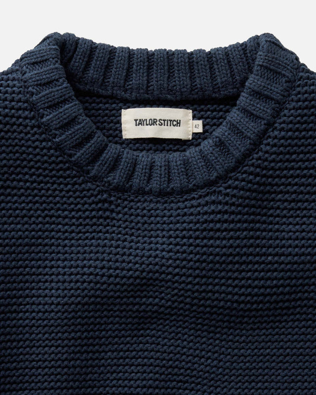The Topsail Sweater in Dark Navy