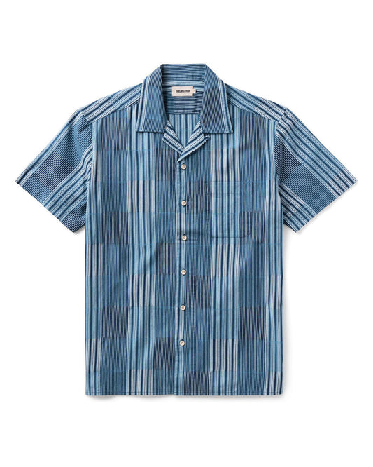 The Hawthorne Shirt in Indigo Patchwork