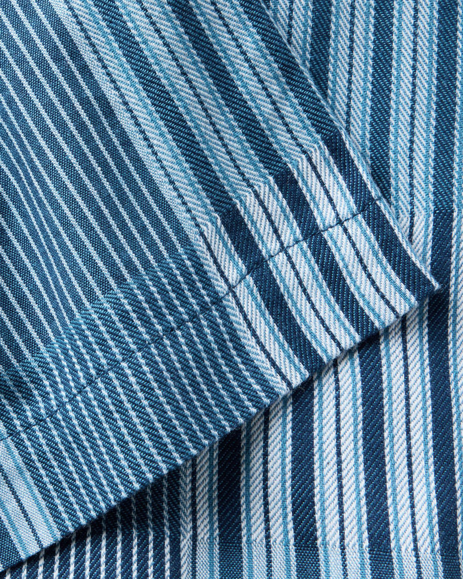 The Hawthorne Shirt in Indigo Patchwork