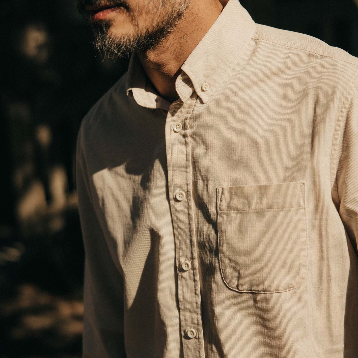 The Jack in Heather Oat Pincord