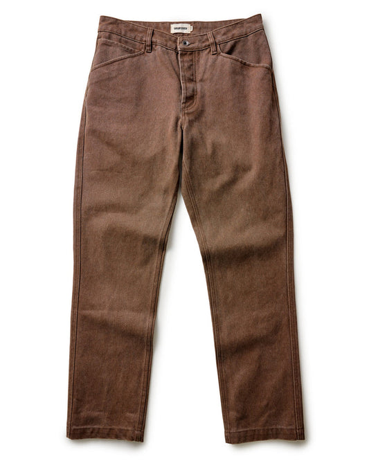 Camp Pant in Aged Penny Chipped Canvas