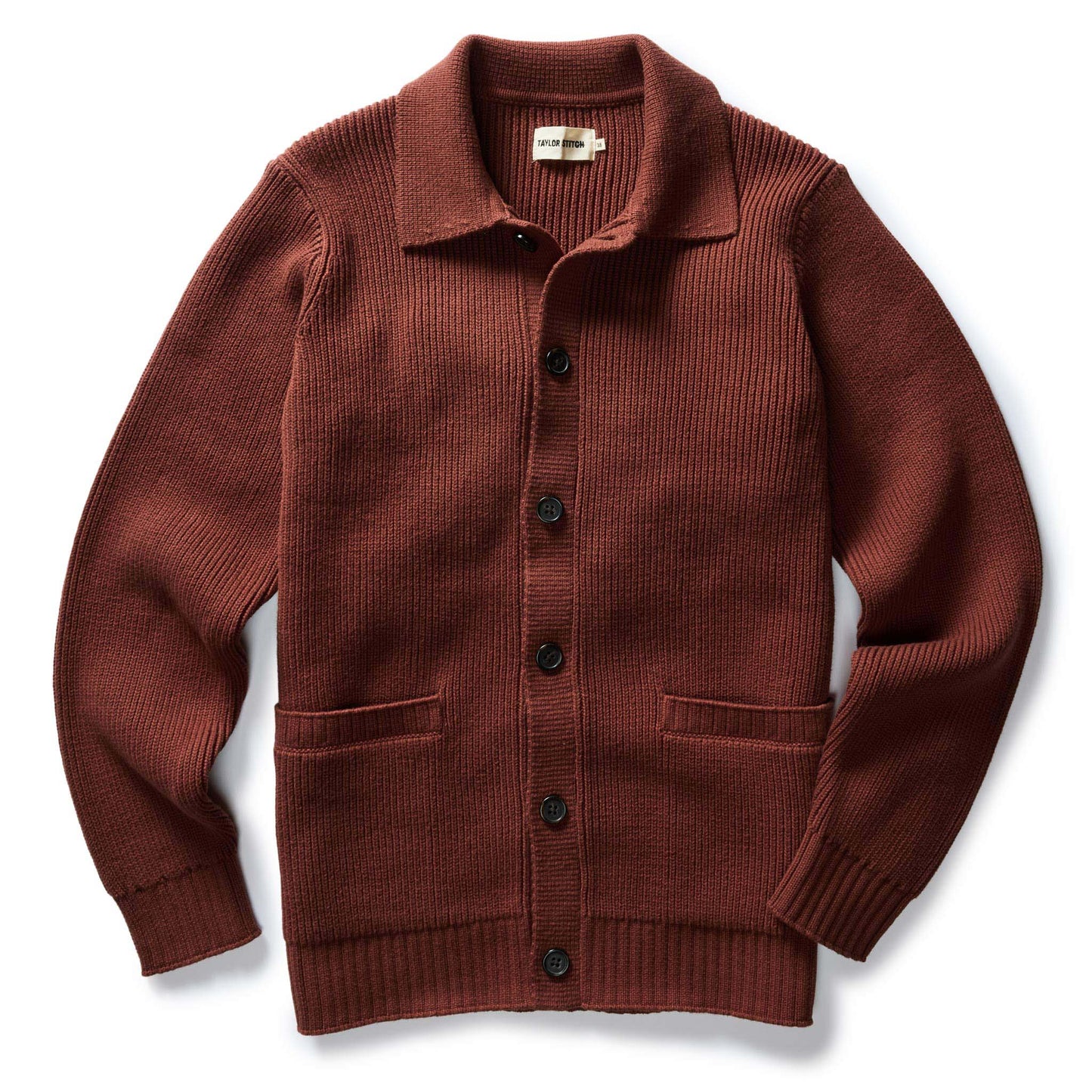 The Harbor Sweater in Mahogany