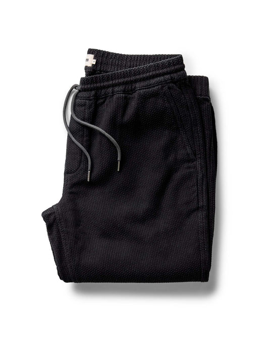 The Après Pant in Black Indigo Sashiko