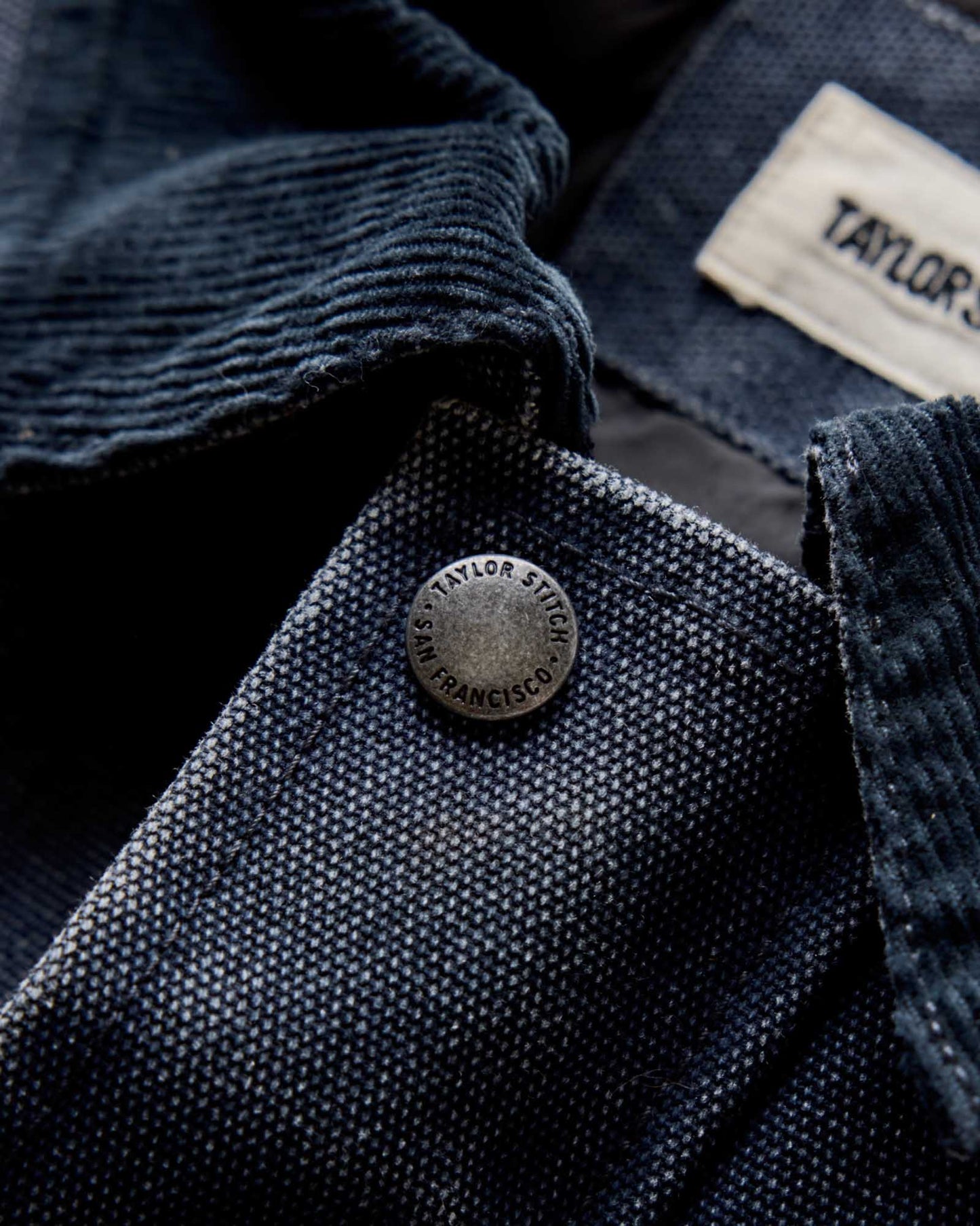The Workhorse Jacket in Navy Chipped Canvas
