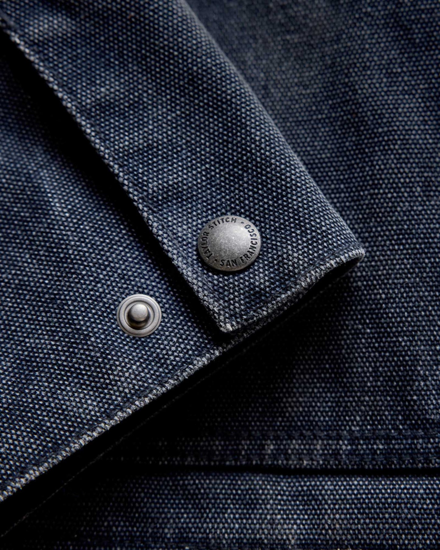 The Workhorse Jacket in Navy Chipped Canvas