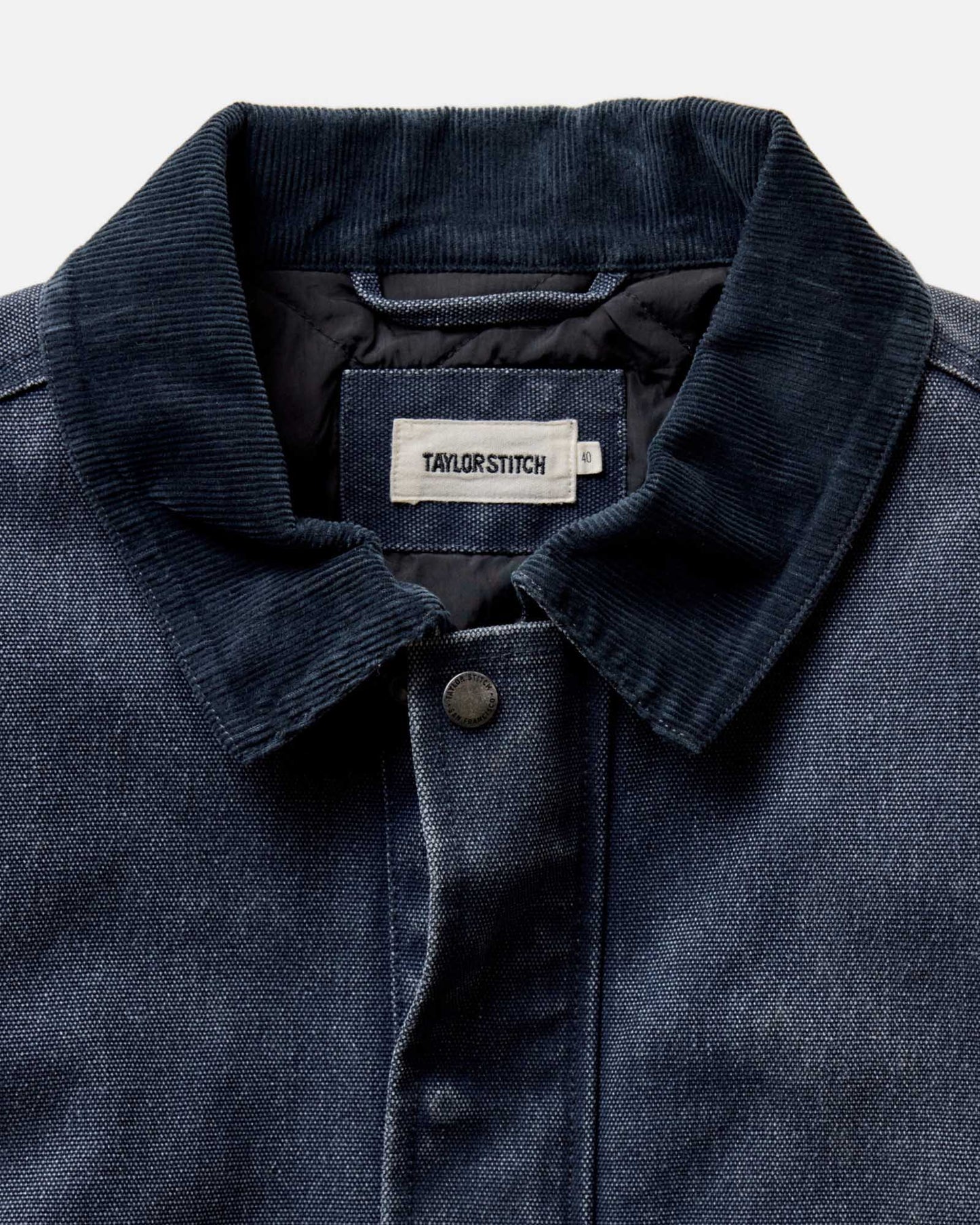 The Workhorse Jacket in Navy Chipped Canvas
