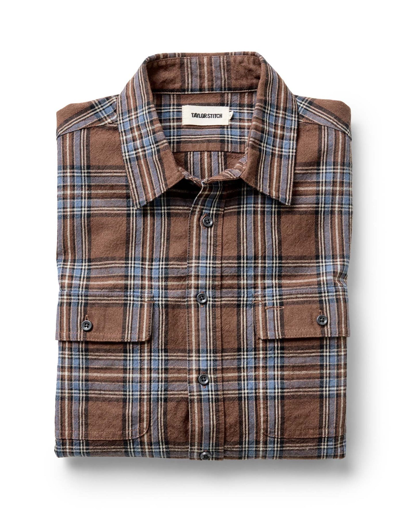 The Craftsman Shirt in Brick Plaid