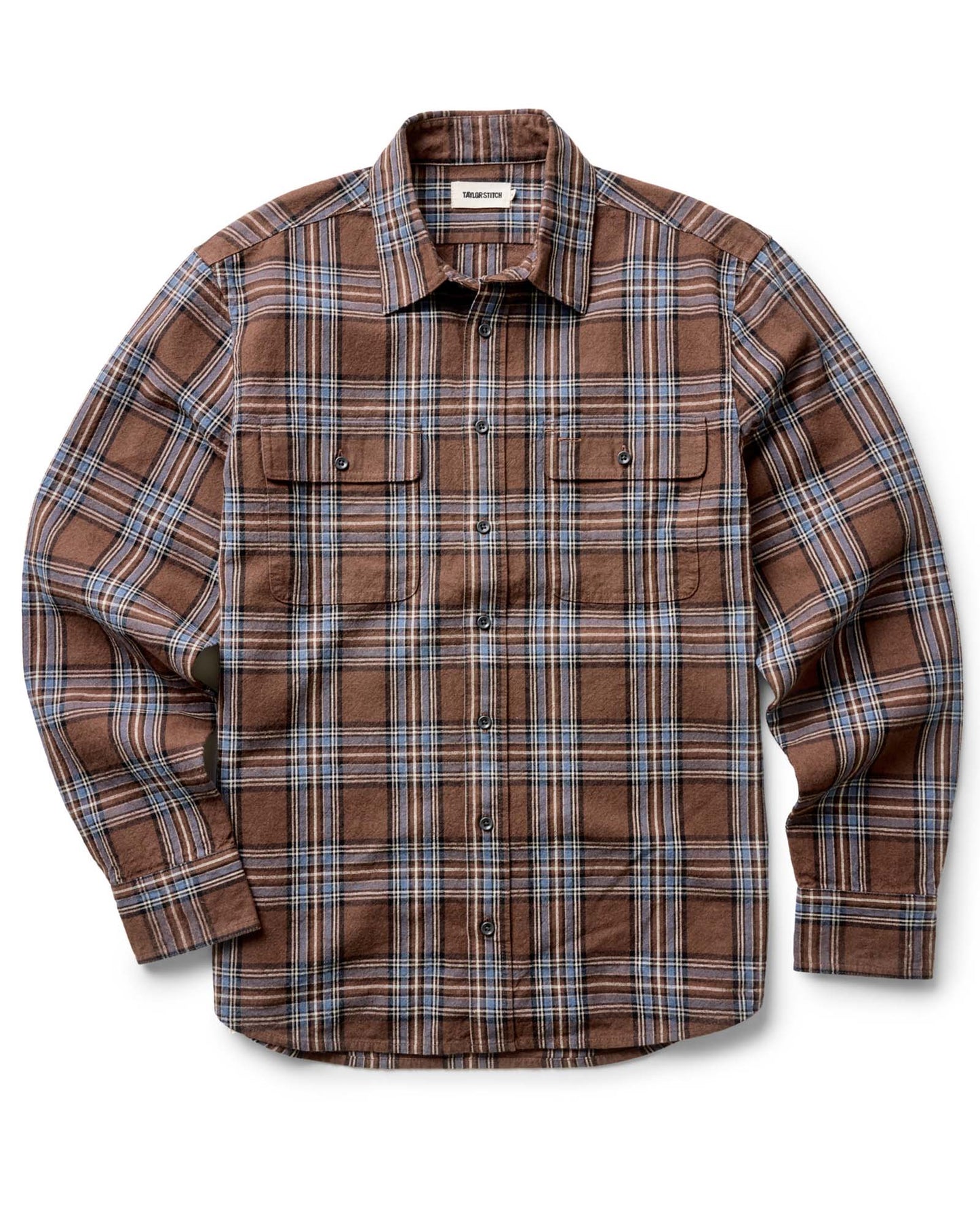The Craftsman Shirt in Brick Plaid