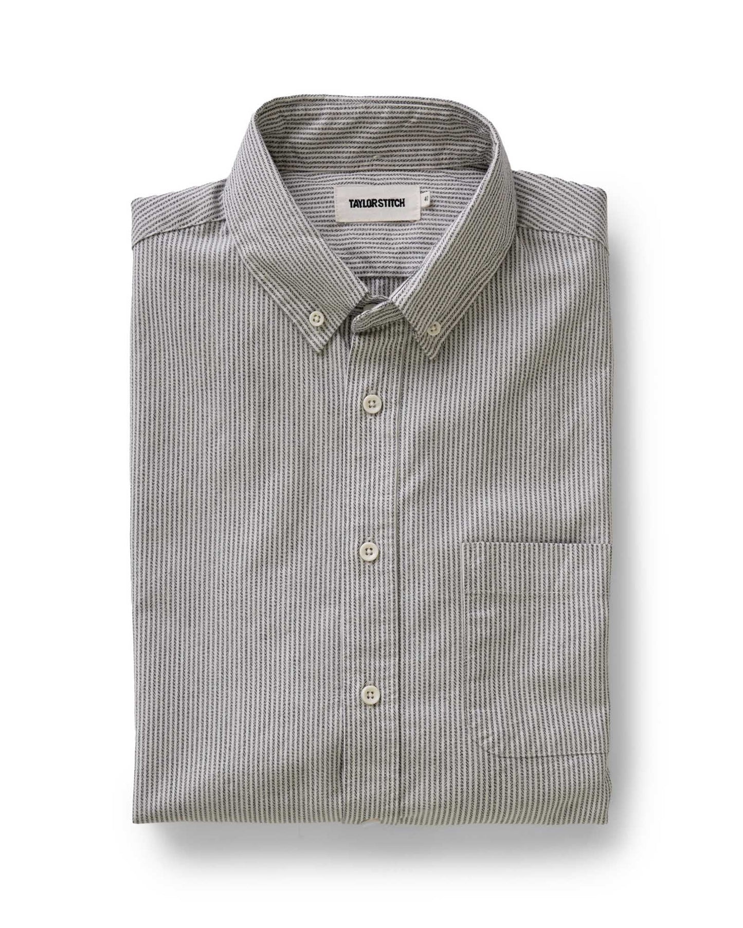 Jack in Coal Jaspe University Stripe Oxford