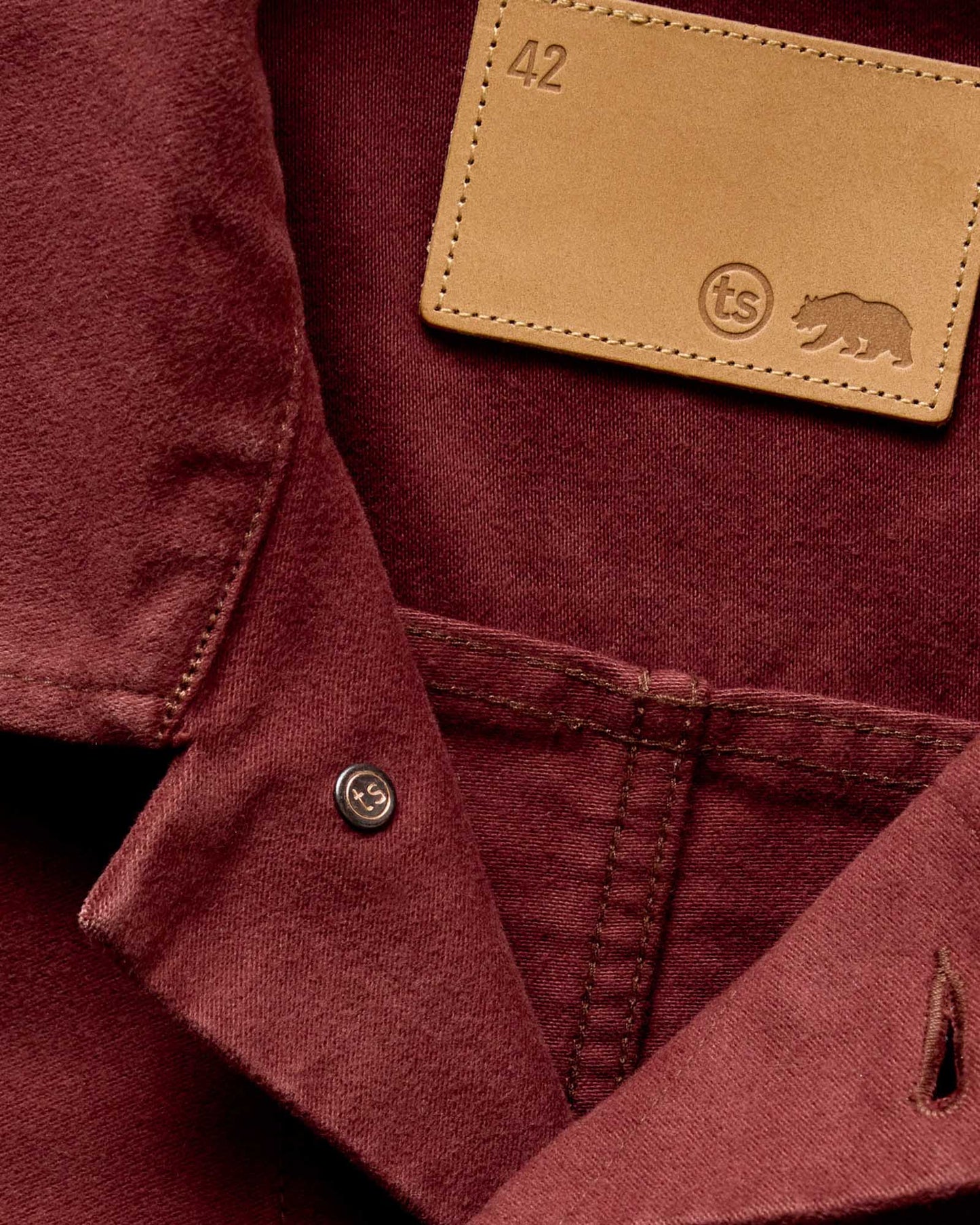 The Long Haul Jacket in Dried Cherry Moleskin