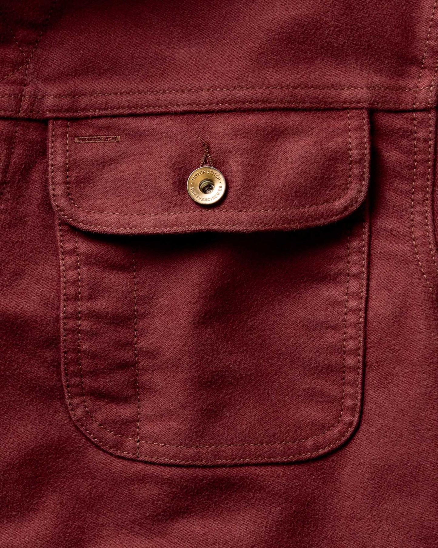 The Long Haul Jacket in Dried Cherry Moleskin