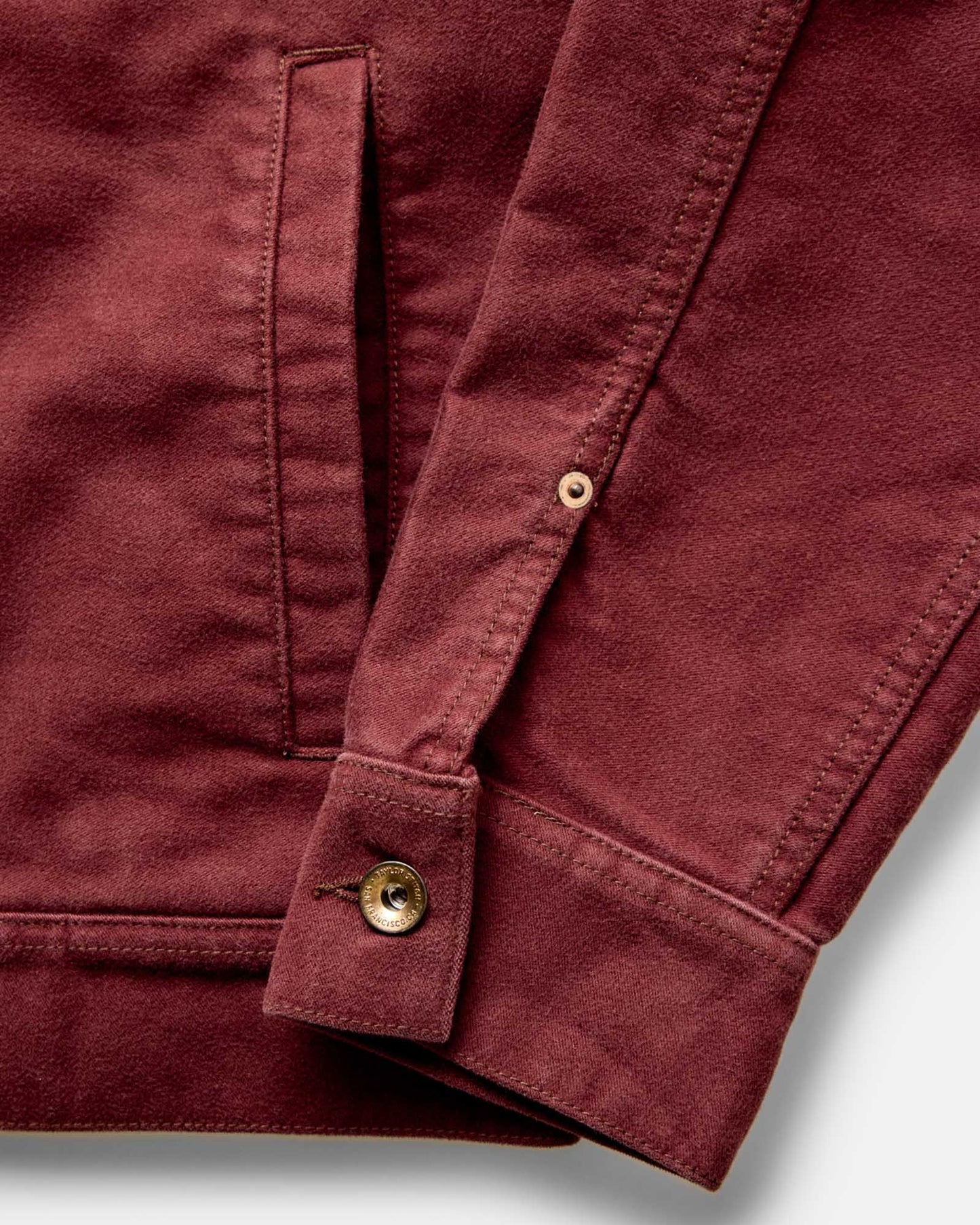 The Long Haul Jacket in Dried Cherry Moleskin