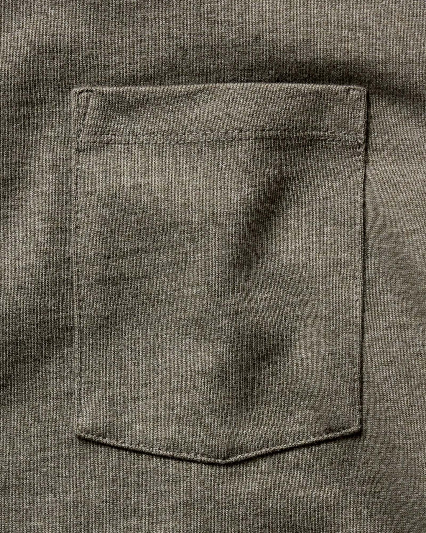 The Long Sleeve Shop Tee in Army Twist