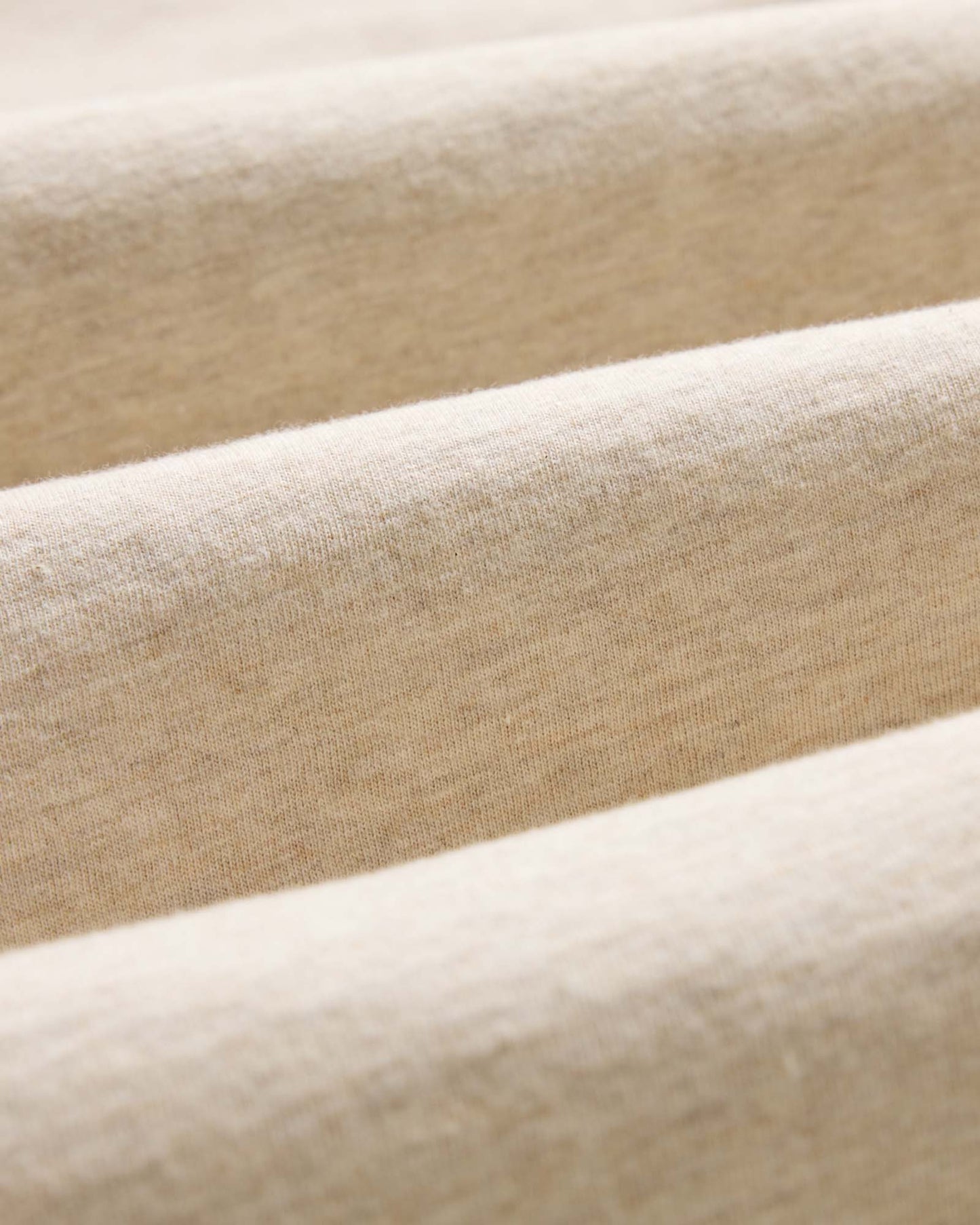 The Organic Cotton Long Sleeve Tee in Heather Oat