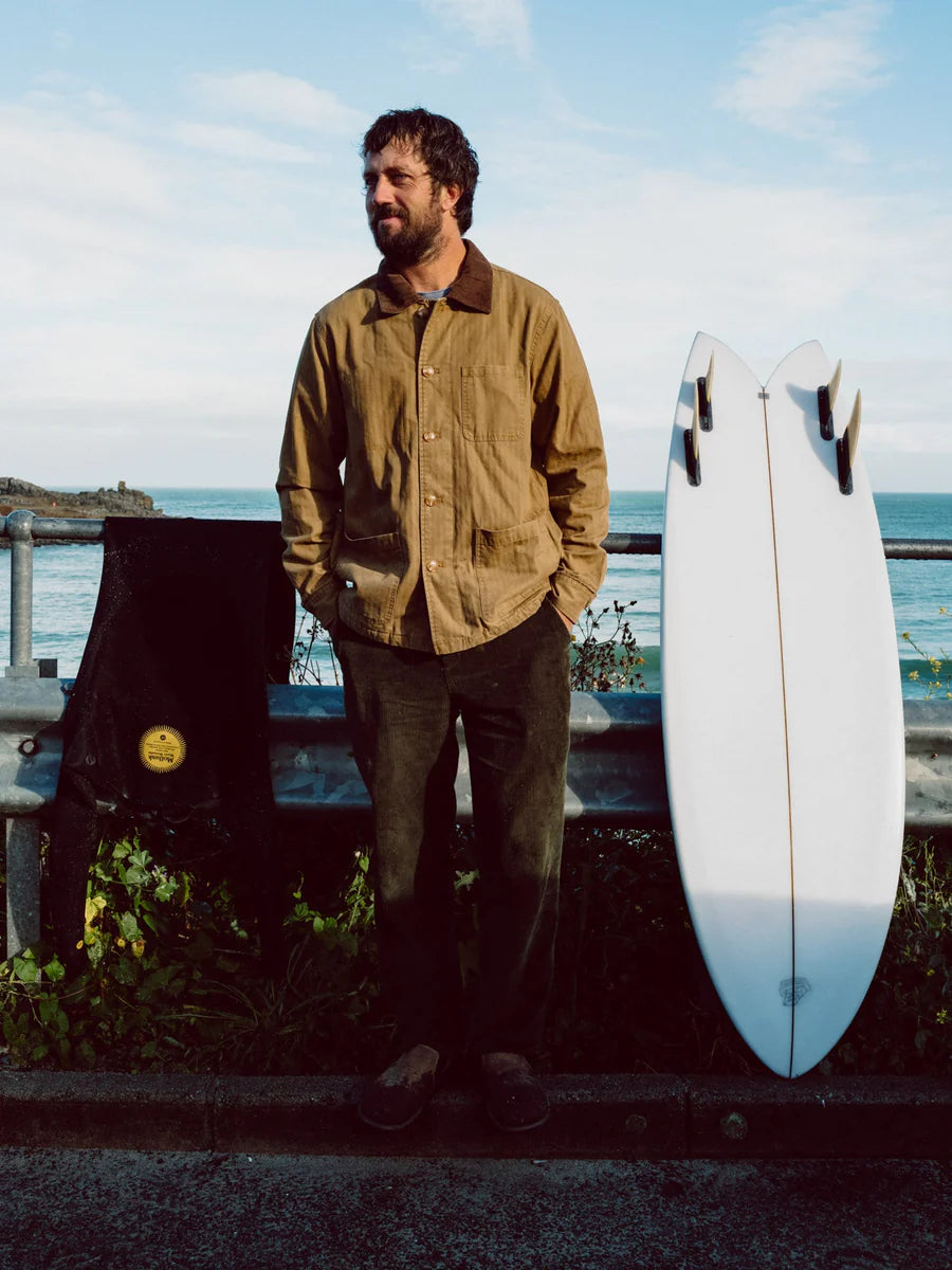Lined Builder Jacket in Camel