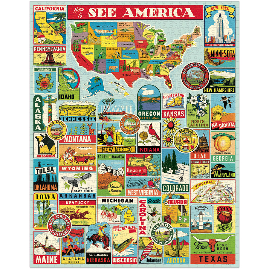 See America 1,000 Piece Puzzle