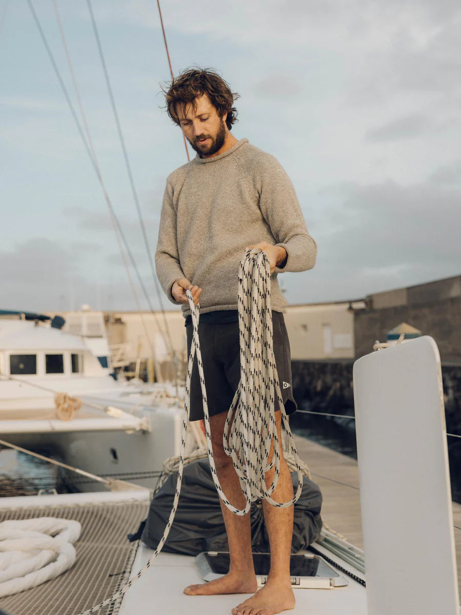 Scallop Trunks in Navy