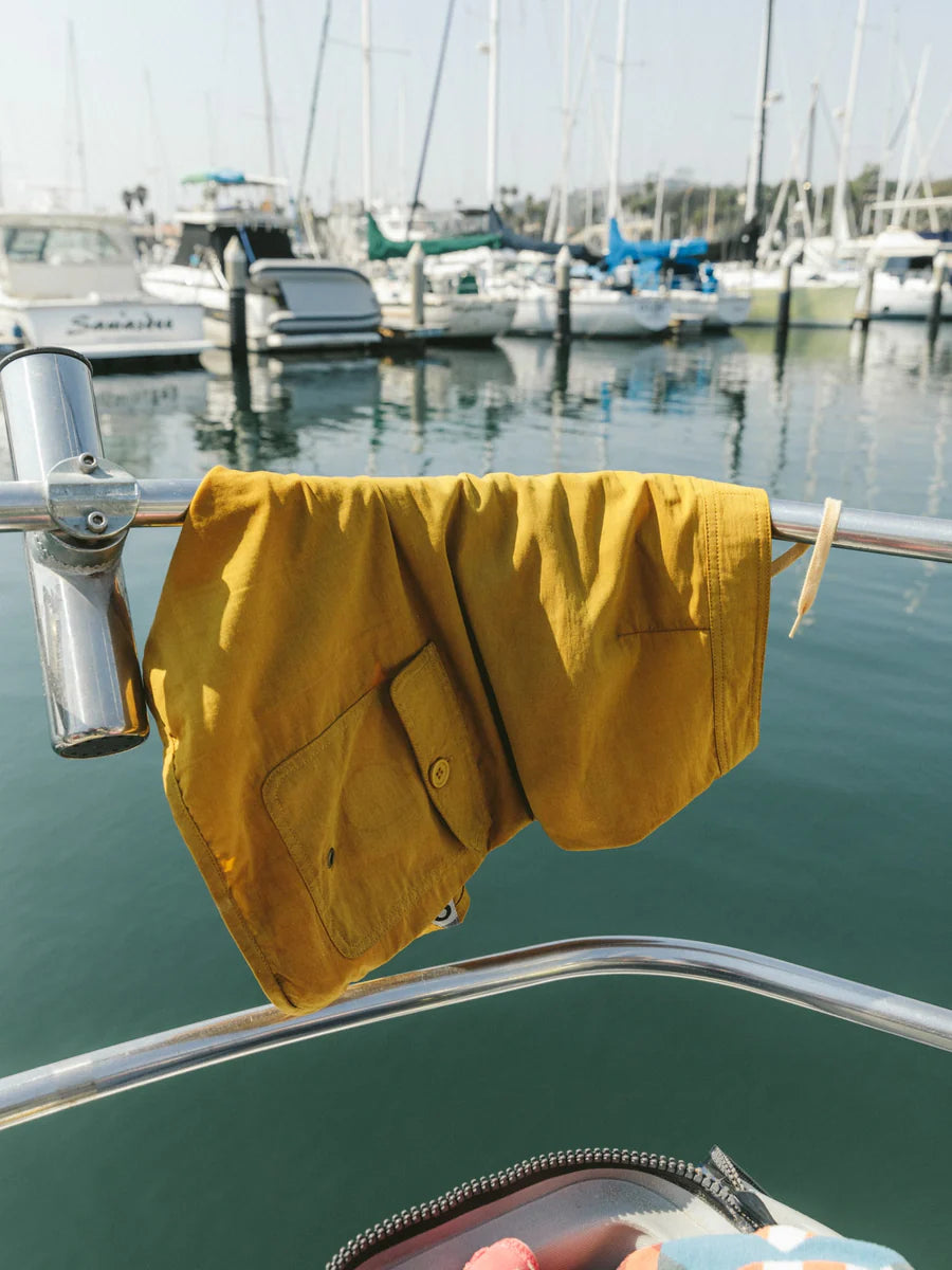 Scallop Trunks in Mustard