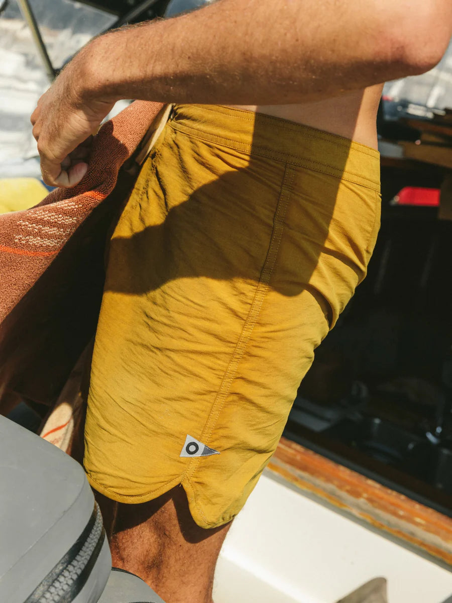 Scallop Trunks in Mustard