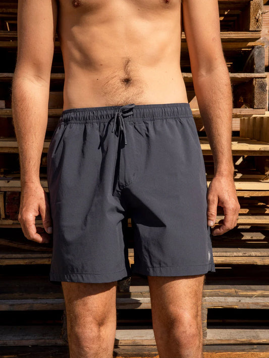 Stretch Vacation Trunks in Navy