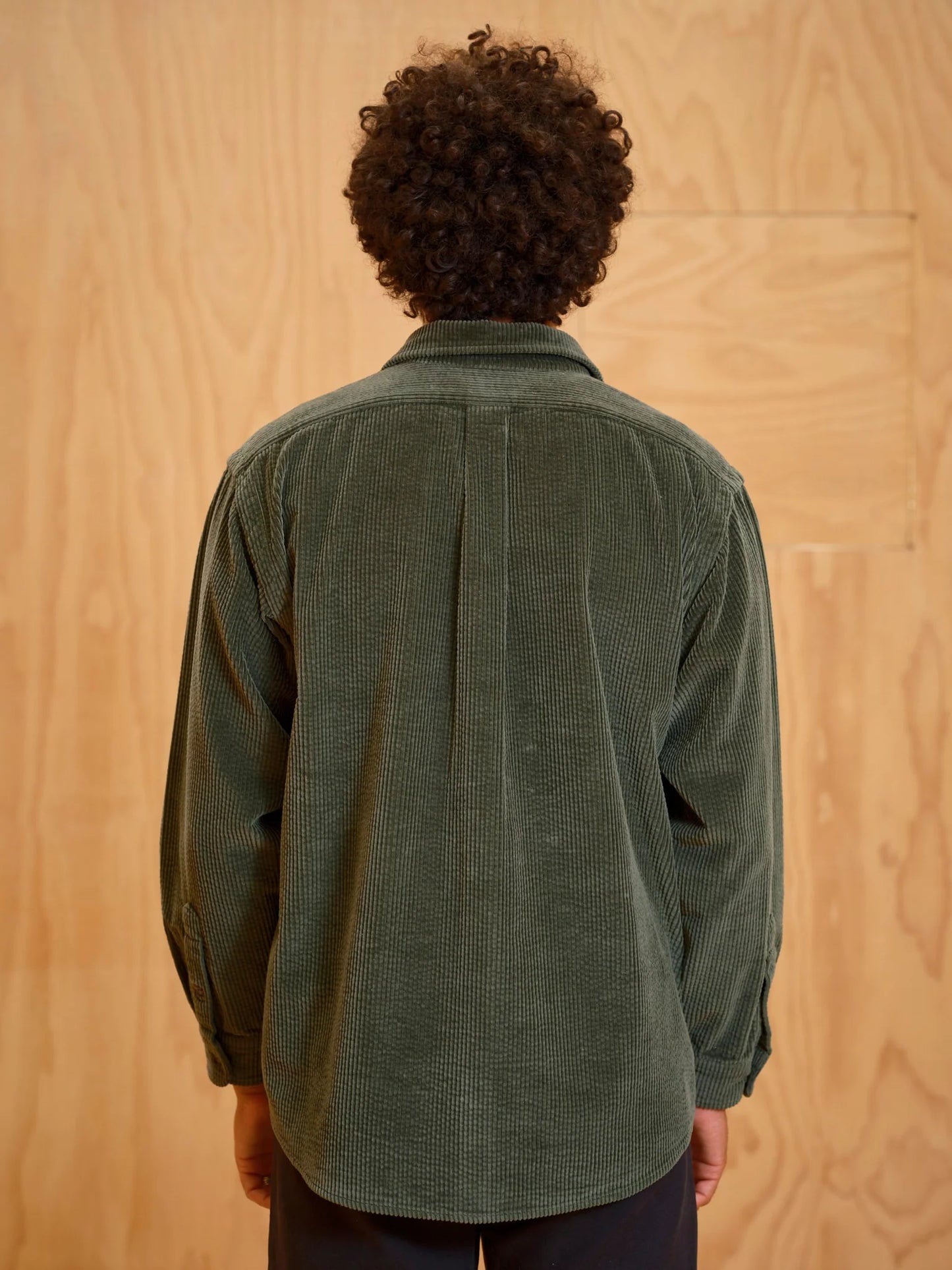 Thurston Shirt in Rover Green Corduroy