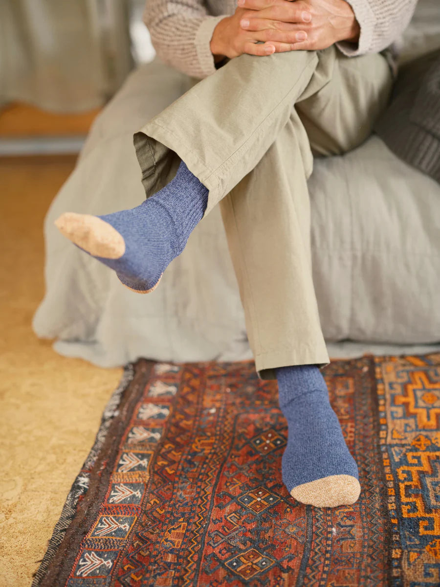 Utility Socks in Slate Blue