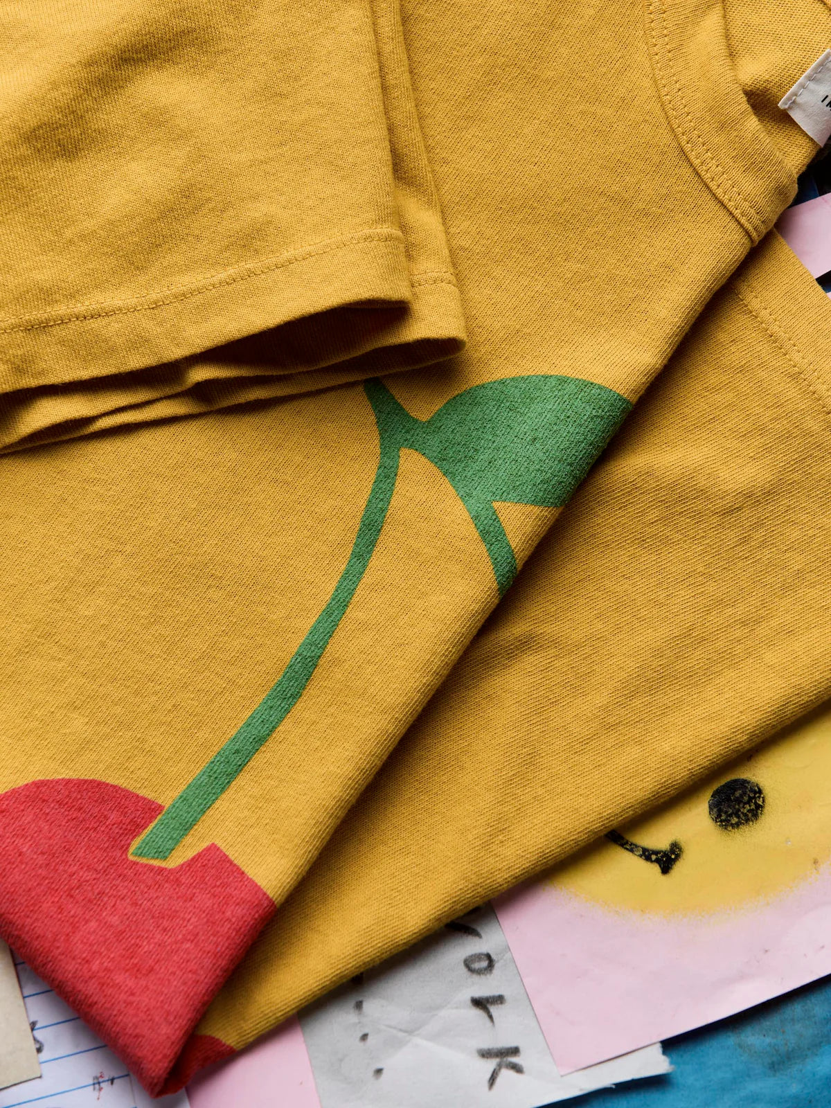 The "Cherry" Tee In Gold