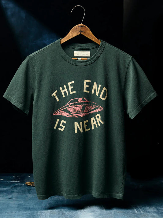 The End is Near Tee in Spruce