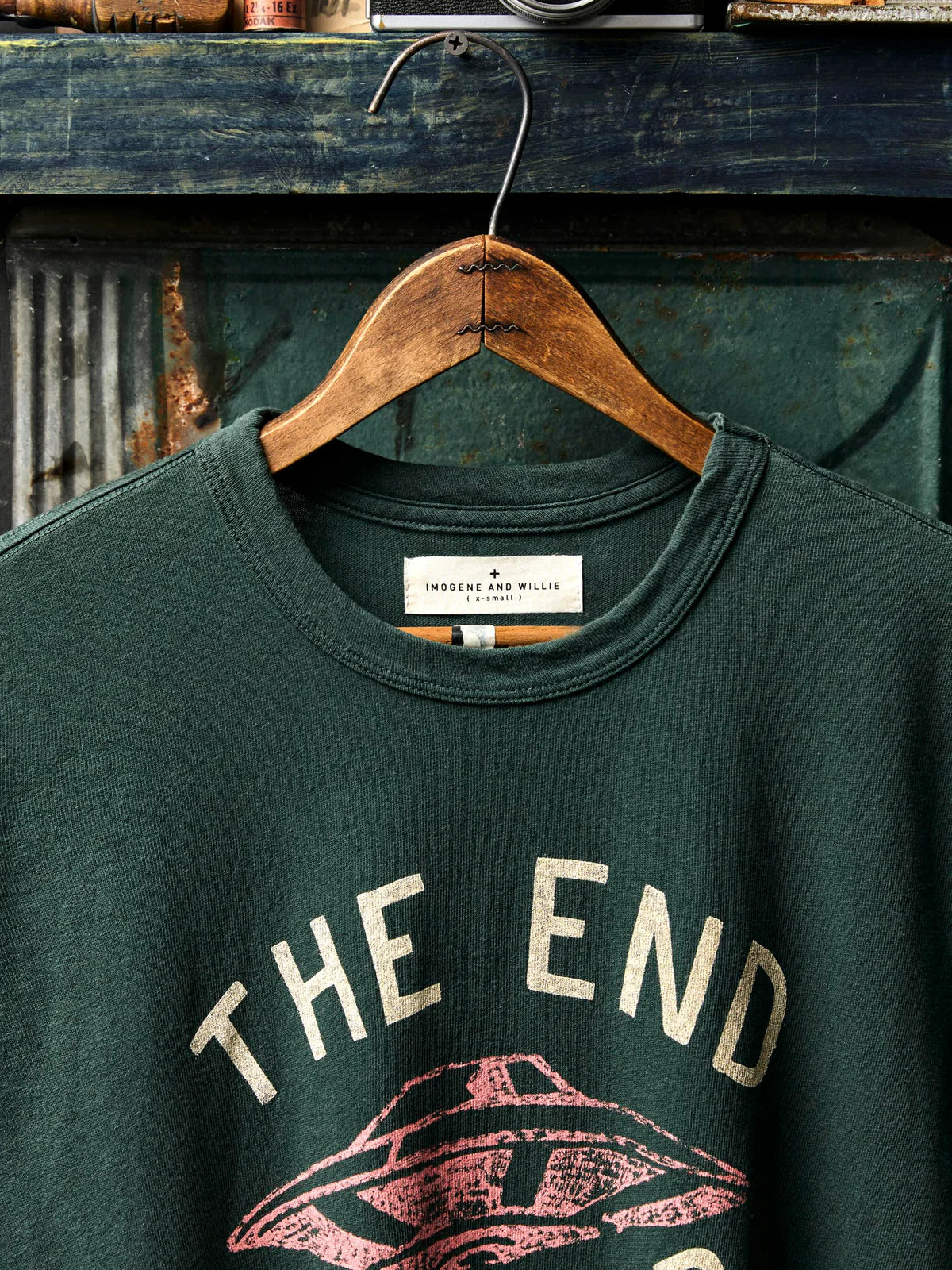 The End is Near Tee in Spruce