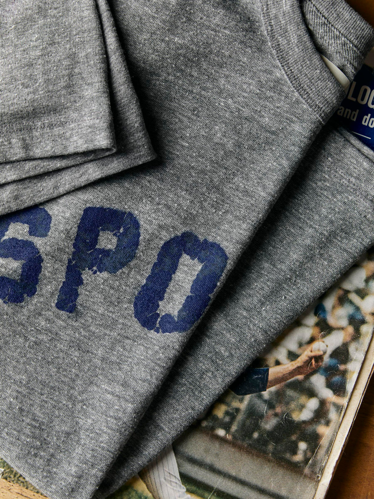 The Sports Tee in Heather Grey