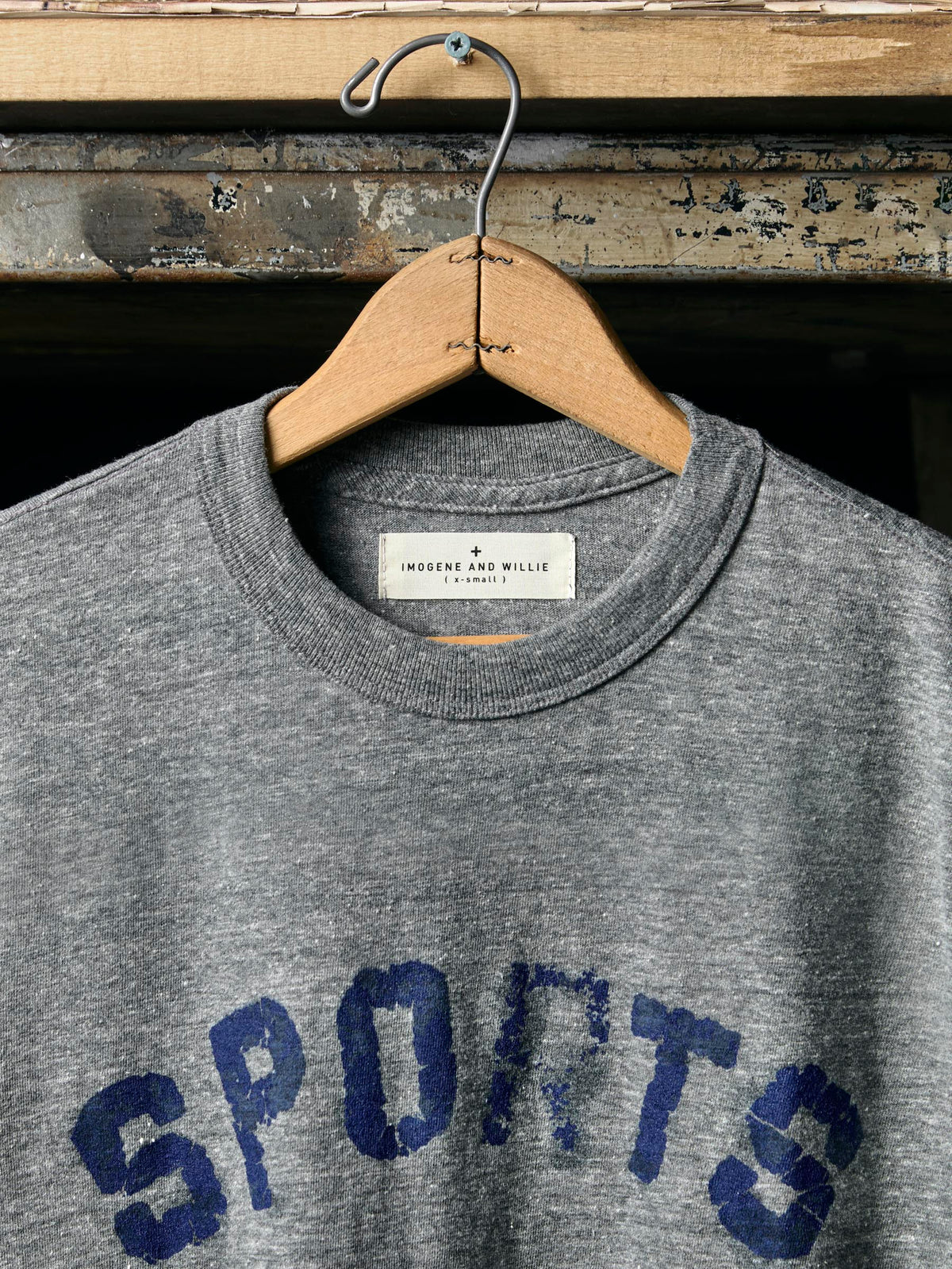 The Sports Tee in Heather Grey