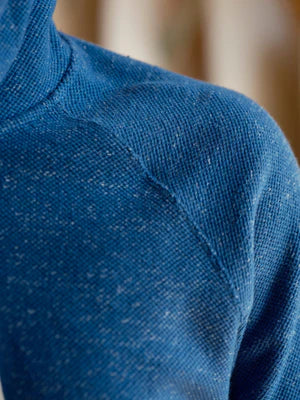 Whale Patch Pullover in Marine